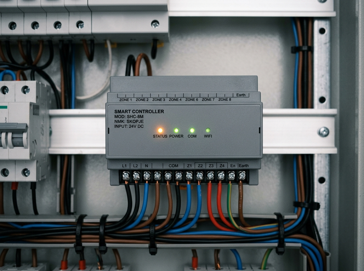 DIN-rail модул за паметен дом